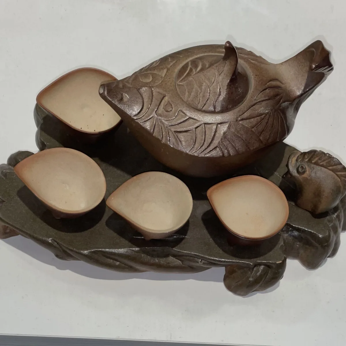 游鱼陶茶套组
