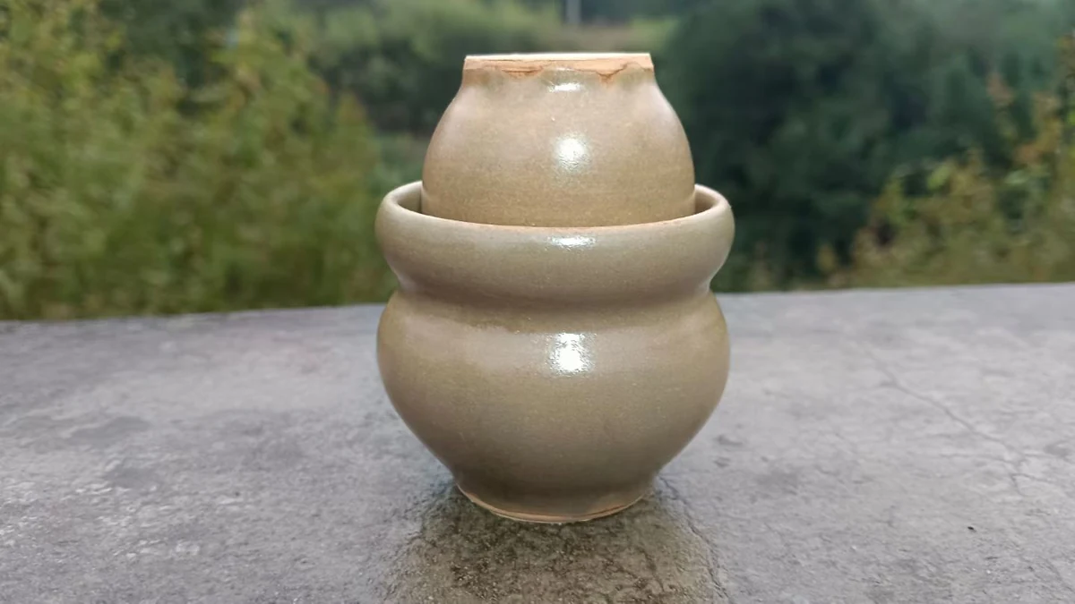 双节温茶壶